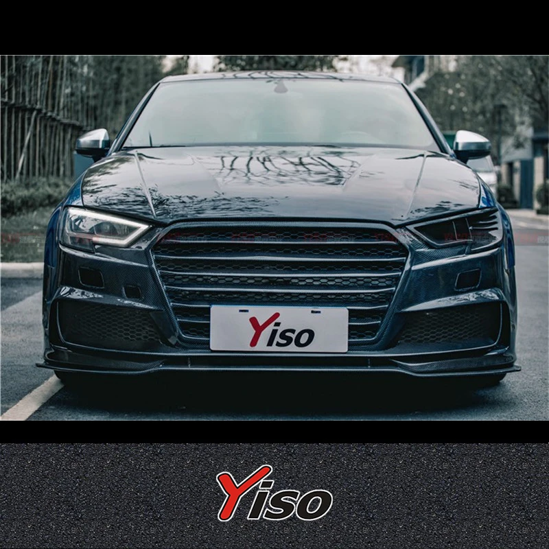 

Suitable for S3 RS3 Big Aerodynamic kitBig Surround Carbon Fiber S3 Surround S3 Modified encirclement Bumper Front Bumper