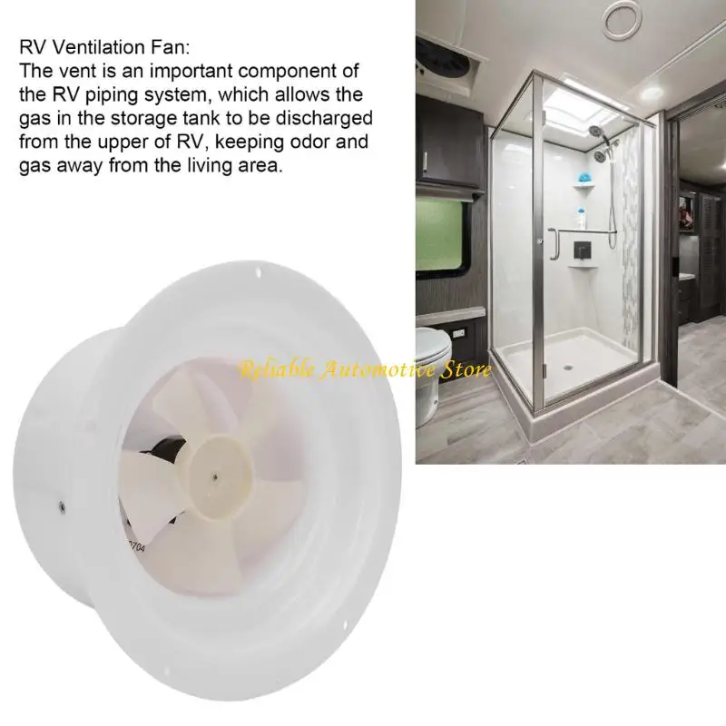 M68B ABS Solar Ventilator Efficient Air Circulation Small Design Fan for Roof