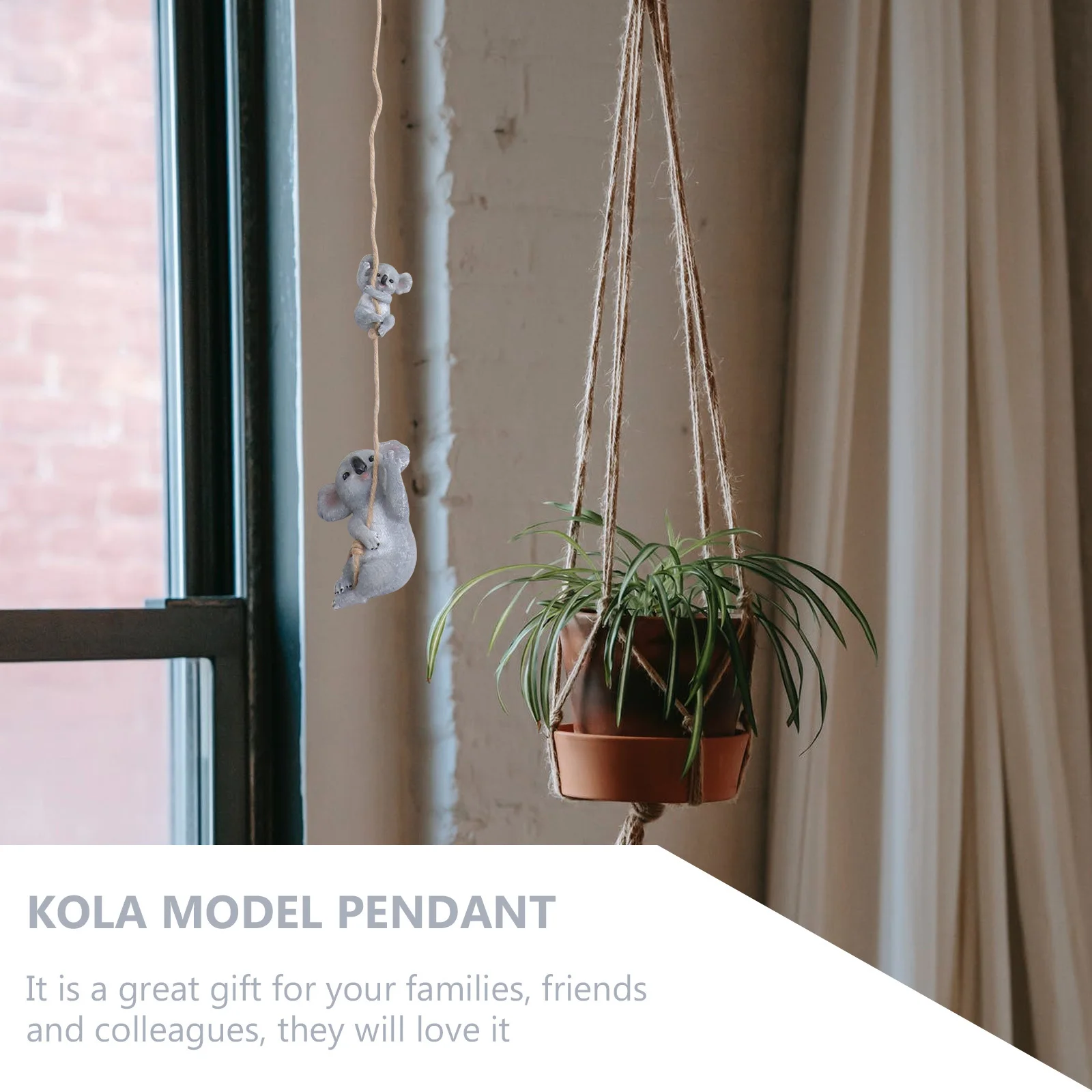 

1Pcs Simulated Hanging Pendant Outdoor Garden Yard Landscape Resin Craft Decorative Ornament Decorative Kola Statue