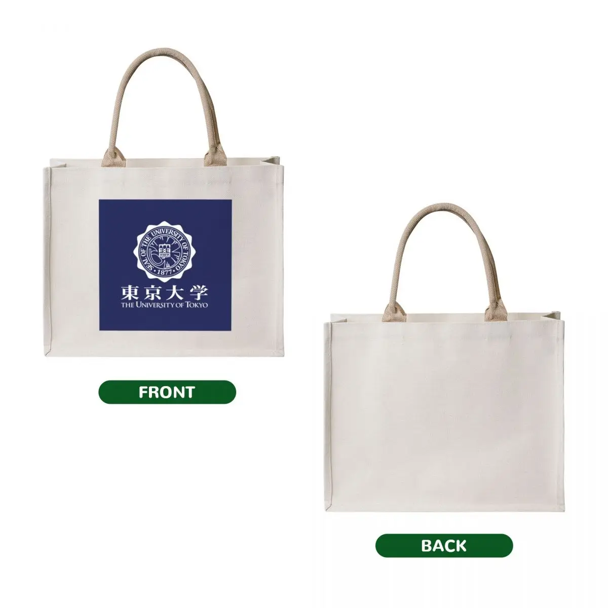 TOKYO UNIVERSITY Tote Bag Canvas stote bag Handbags free delivery bags