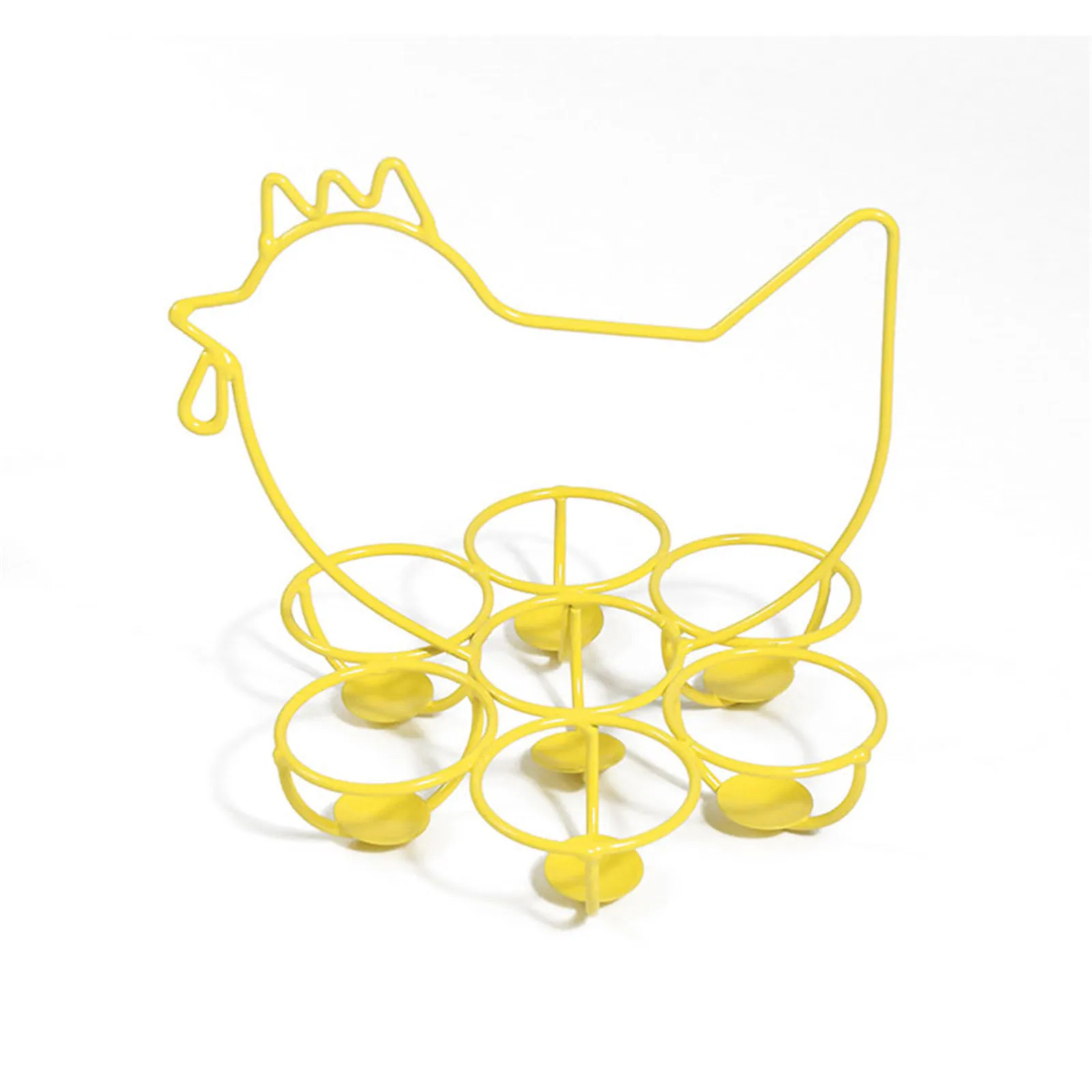 Egg Basket Display Tray Holder For Gathering Fresh Eggs Metal Egg Rack Storage For Kitchen