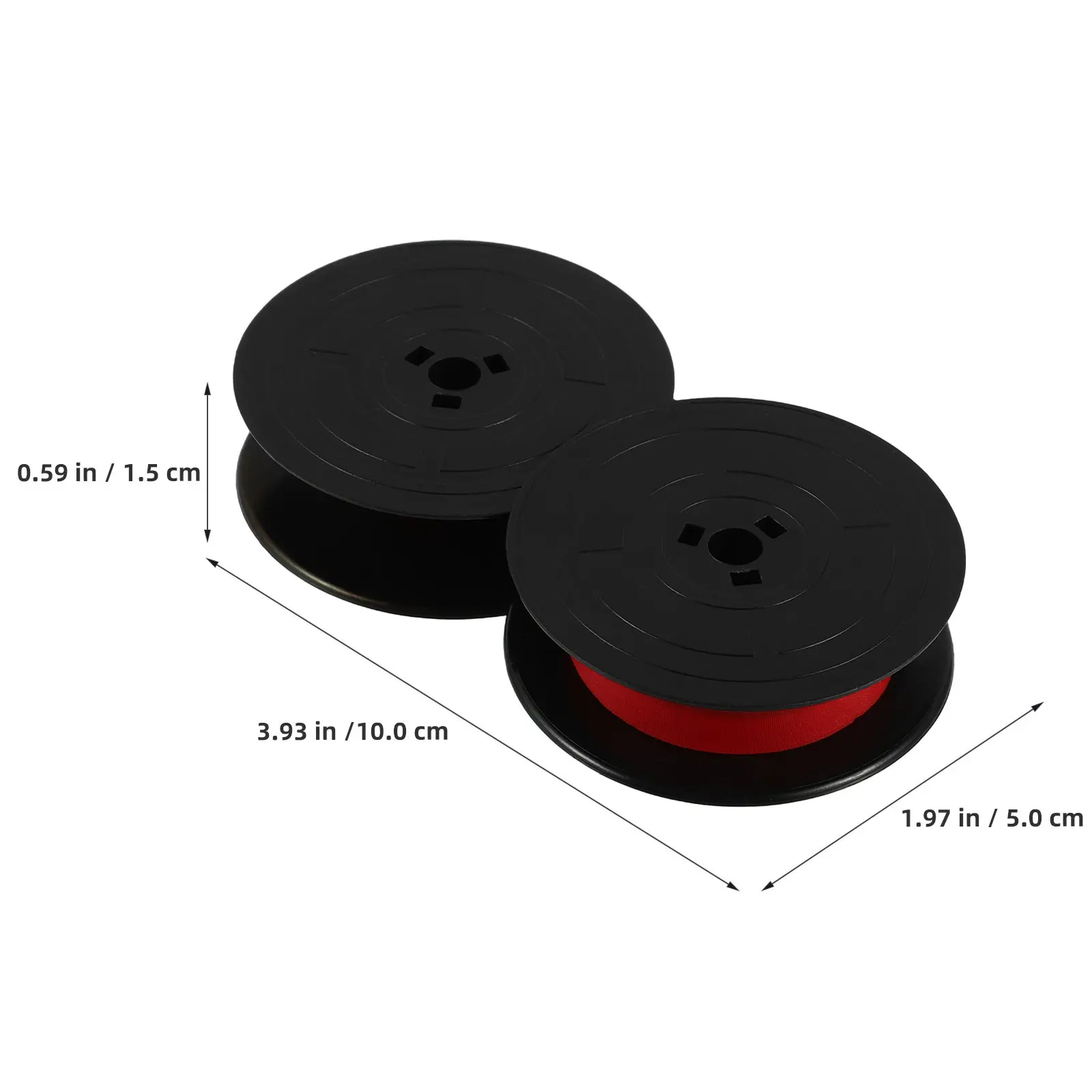 5Pcs Typewriter Ribbon Twin Spools Replacement Spool Ink Red Black for Vintage Manual Typewriters Compatible Ne800 Ne3000