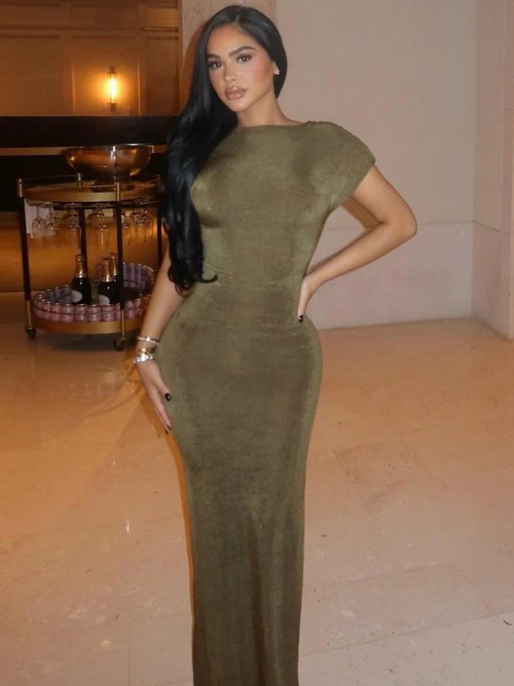 Chatte étrange Sexy dos nu mince robe femmes à lacets ourlet irrégulier froncé pêche hanche élégant Stretch maigre bal fête Club moulante