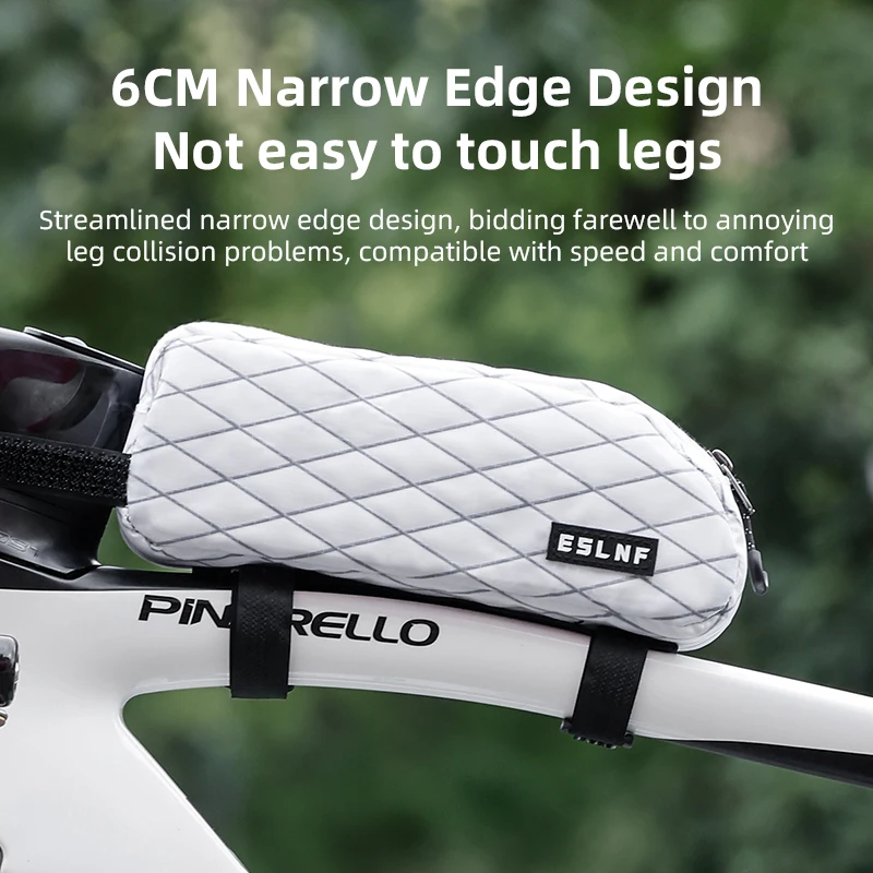 

ESLNF MTB Road Bike Top Tube Bag Portable Frame Front Tube Cycling Bag Bicycle Top Tube Bag Large-capacity Bicycle Bag