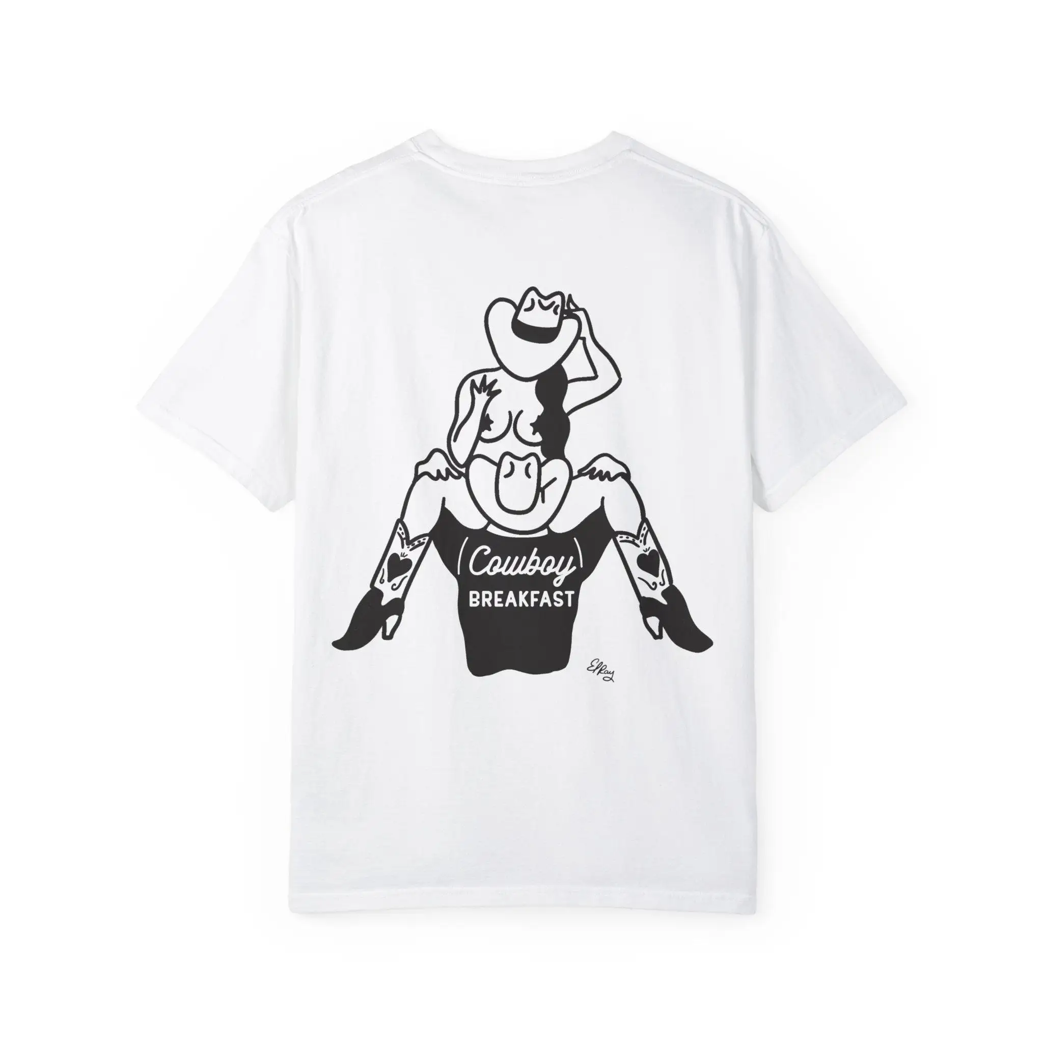 

Cowboy Rodeo T-shirt Cowgirl Western El Ray Art Gift Unisex Tee Yeehaw Clothing Funny Her Him Apparel