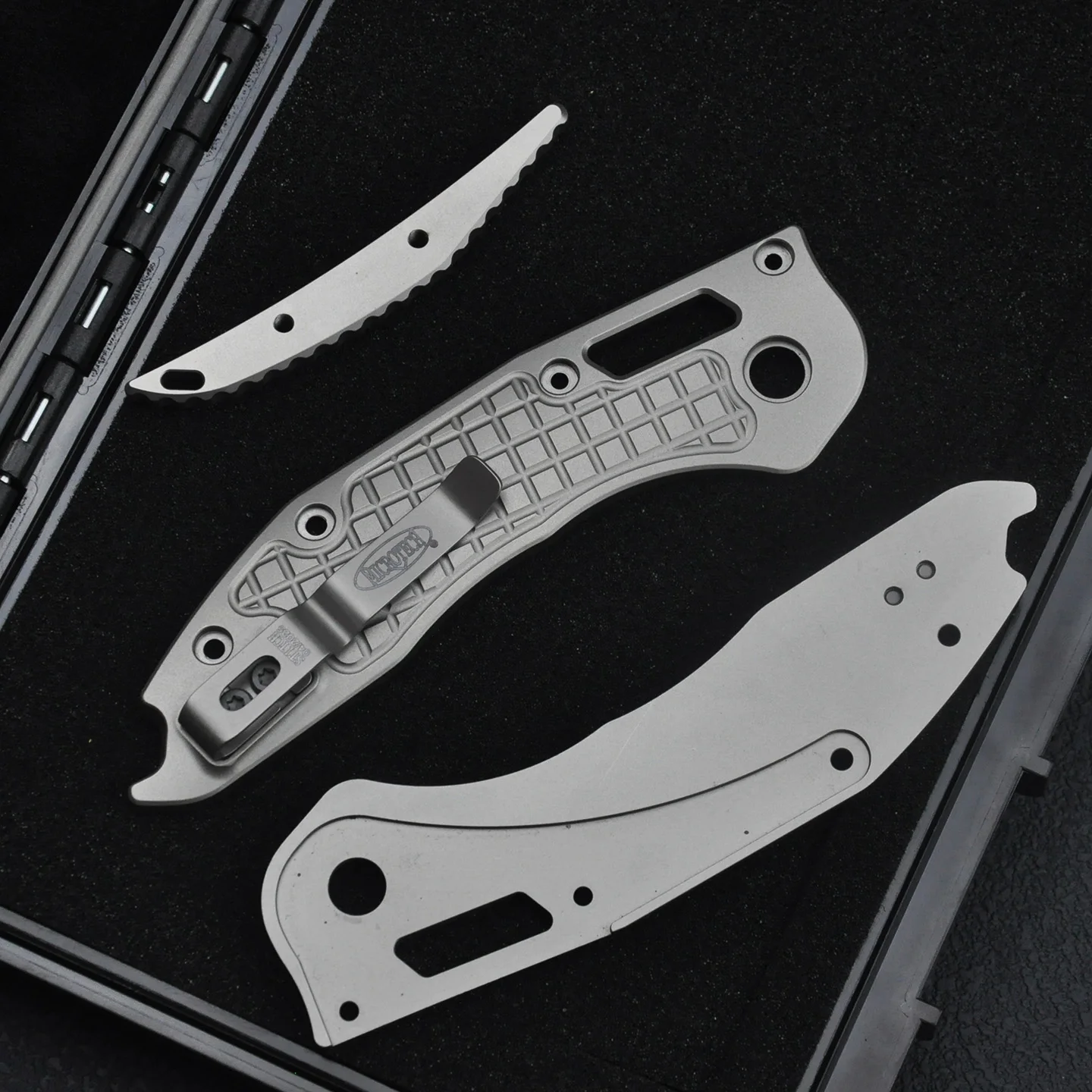 MT Stitch Folding Knife Titanium Handle Full Set Of Accessories Camping Hiking  EDC Tools Knife Parts Men's Gifts