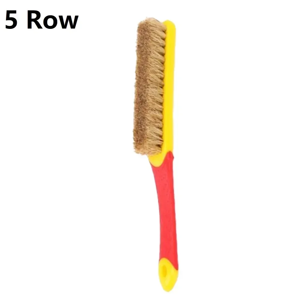 Handle Brush Nylon Bristles Welding Cleaning Tools Car Floor Roof Fabric Brush Plastic Cleaning Wire Brush Hand Tools