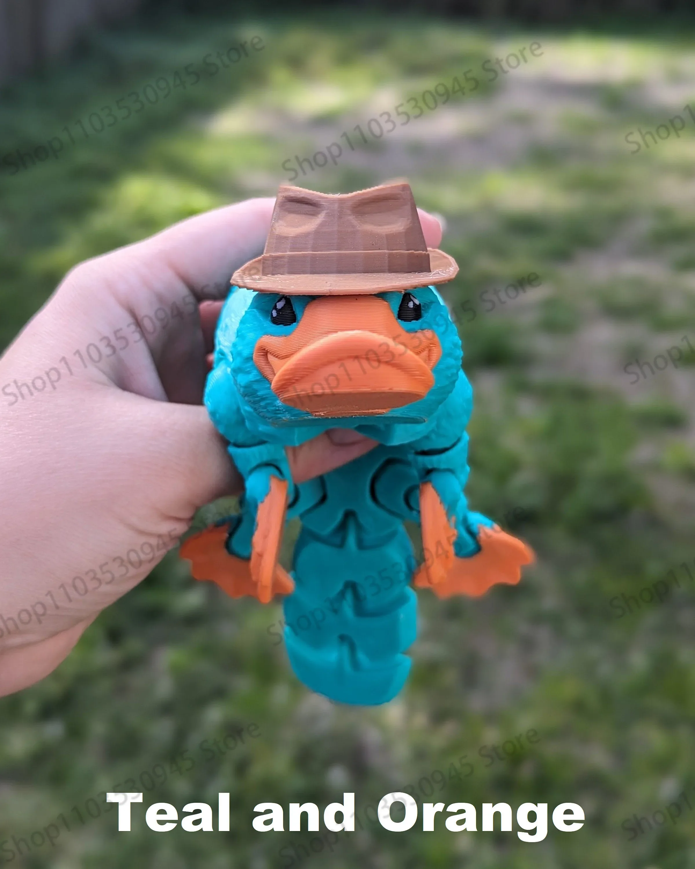 2024 New 3D Printed Articulated platypus Irritable Toy Home Decoration Ornament Personalized Gift Environmental Protection