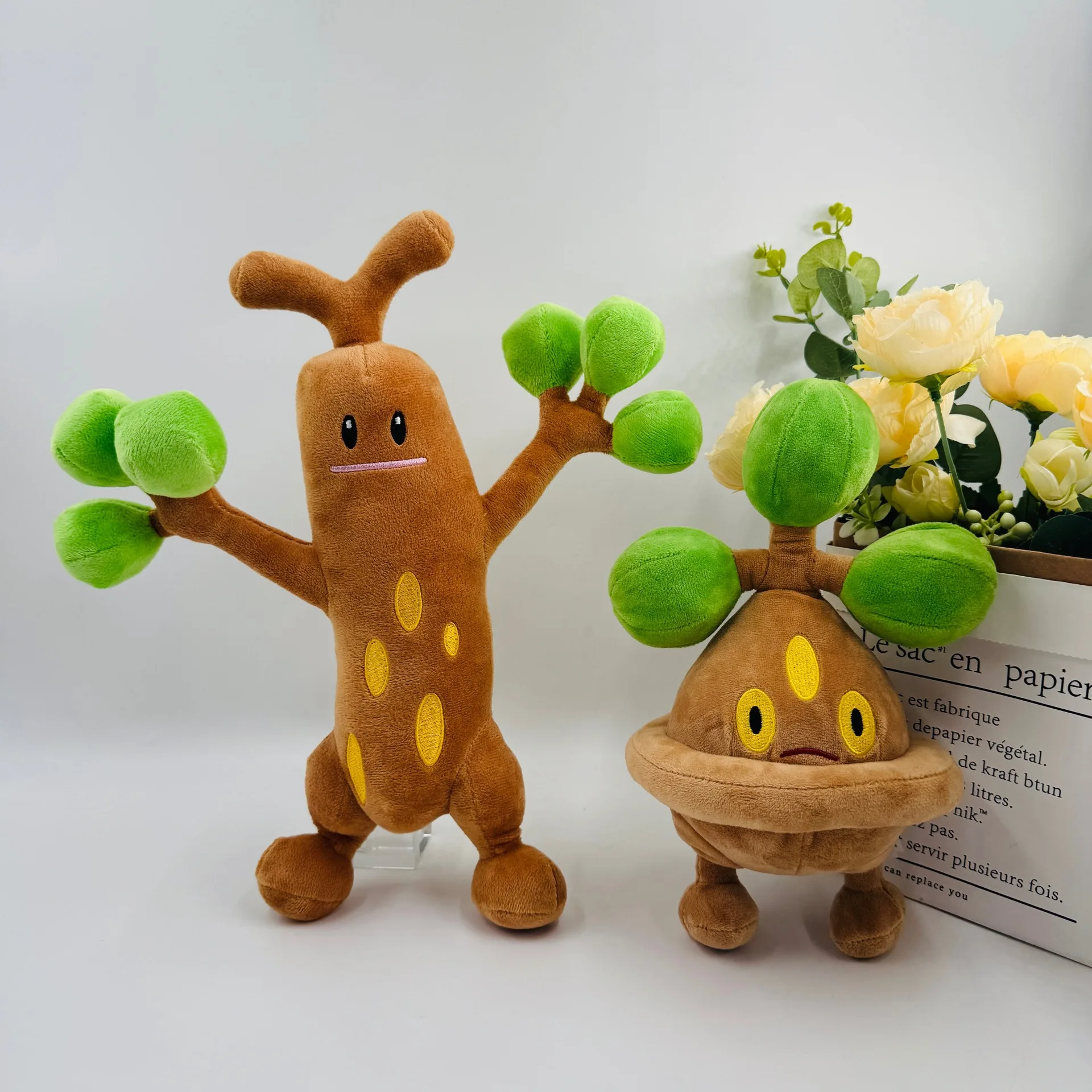 

Фигурка аниме «Покемон», модель куклы Sudowoodo Bonsly Evolved, версия, экшн-статуя, детская комната, подушка, игрушка на день рождения, подарок