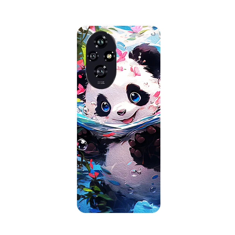 Case For Honor 200 Honor200 Lite 200Pro Cute Panda Shockproof Silicone Cover For Honor 200 Pro Bumper Honor200 Coque Fundas image 6