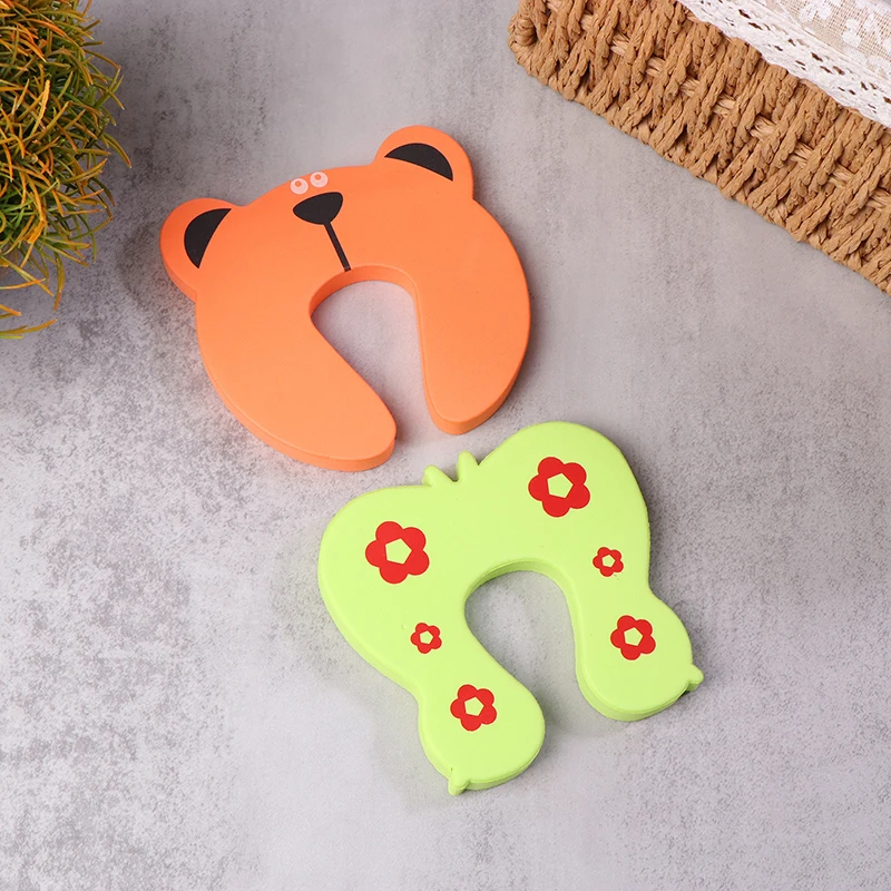 Sicurezza del bambino per la protezione dei mobili appena nati tappo della porta della carta di sicurezza Cute Animal Care Child Lock Finger Protector