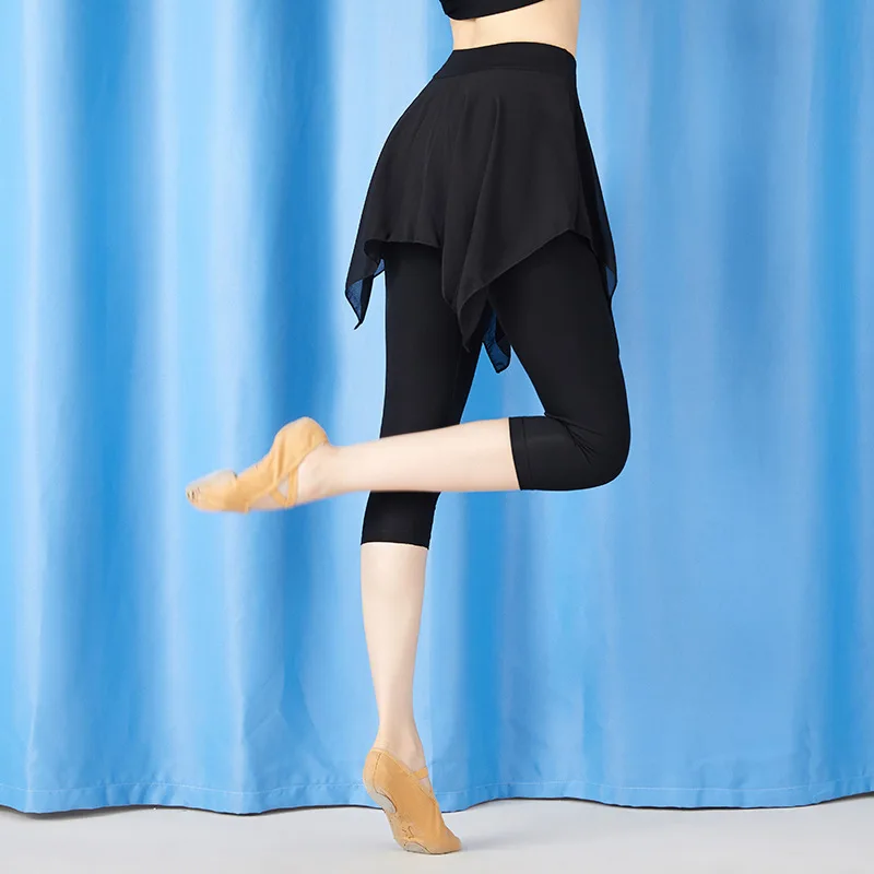 Customized Belly Dance Pants Skirt Women's Practice Clothes 9 Points Adult Body Modern Dance Latin Dance Pants Tight Pants Black