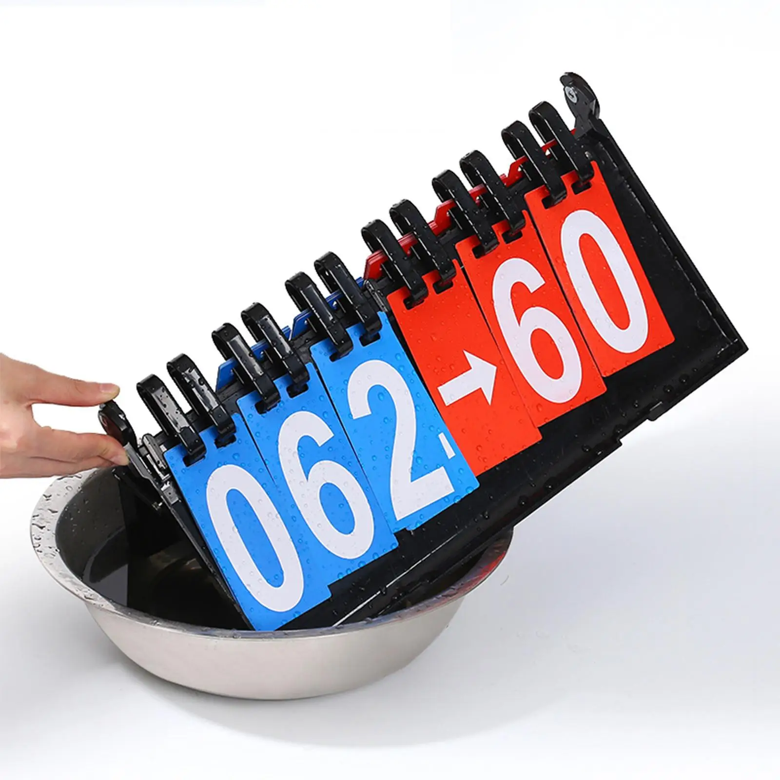 

Tabletop Scoreboard Flip Scorekeeper Score Cards Flip Scoreboard Flip for Competition Teams Football