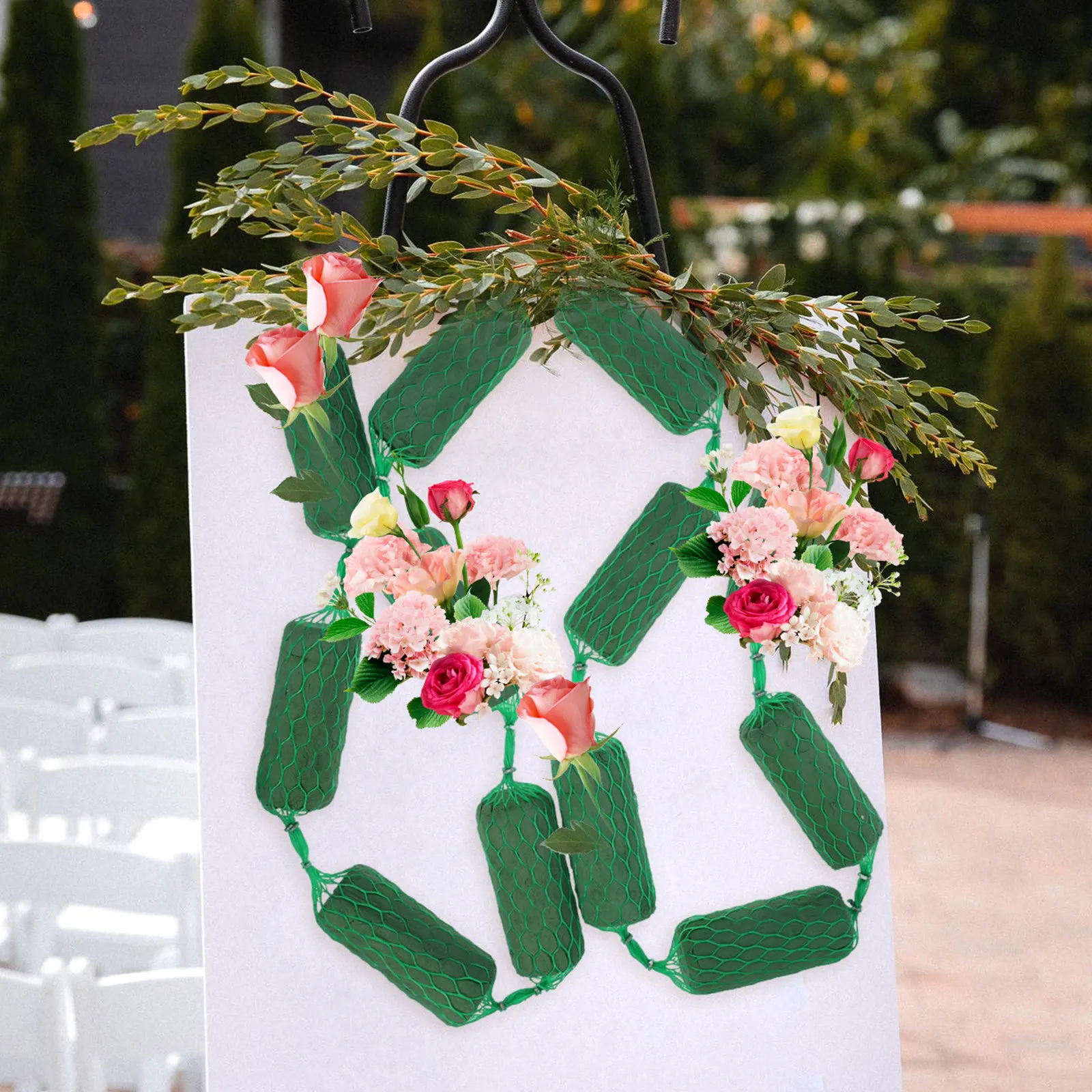 

Flower Mud Sausage Shape Premium Foam High Density Fast Water Absorption DIY Floral Arrangement Wedding Birthday Party