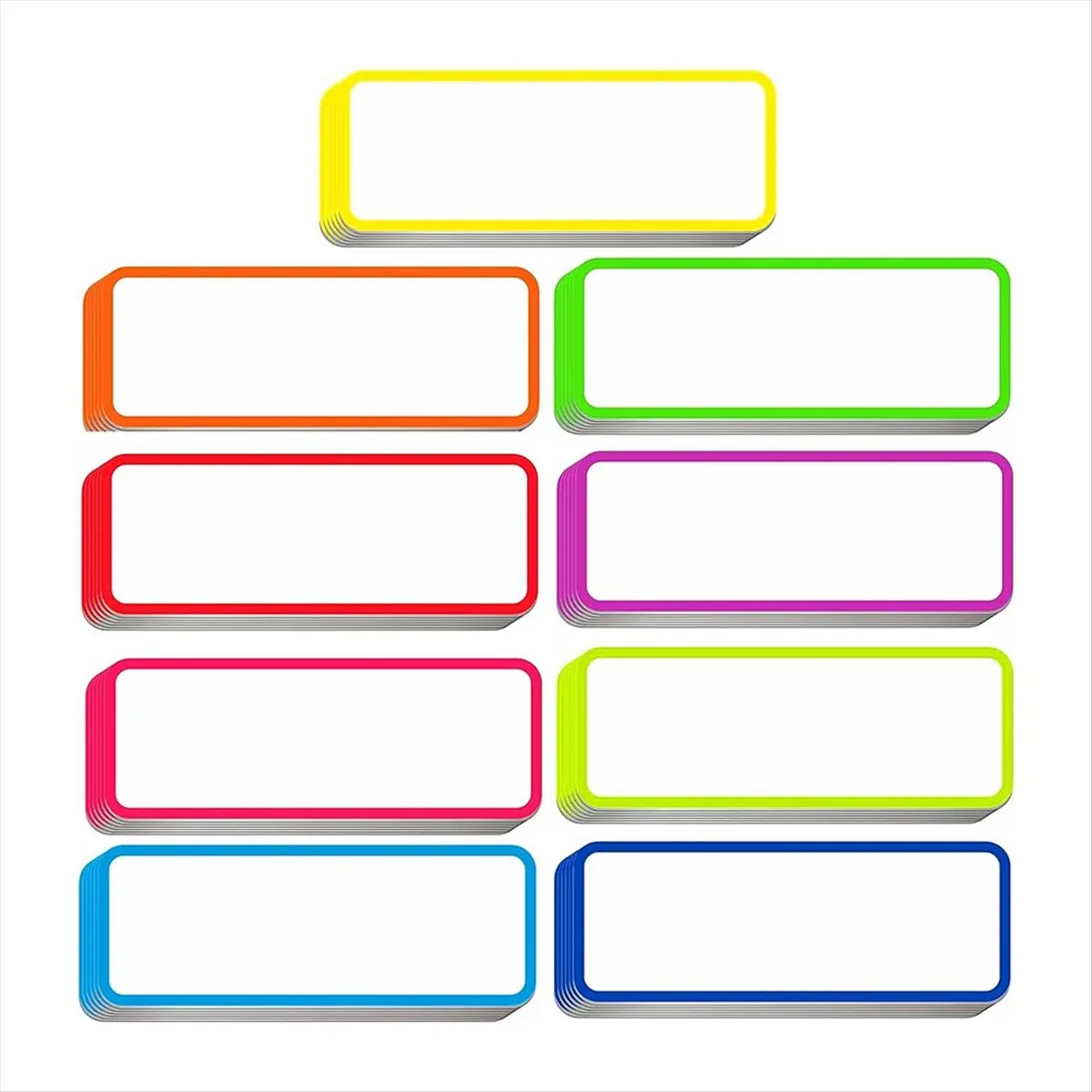 【Best Seller】54 Pack Dry Erase Magnetic Labels 3.2x1.2 in - Magnetic Name Tags for Classroom Lockers School Bus - Classroom Magn