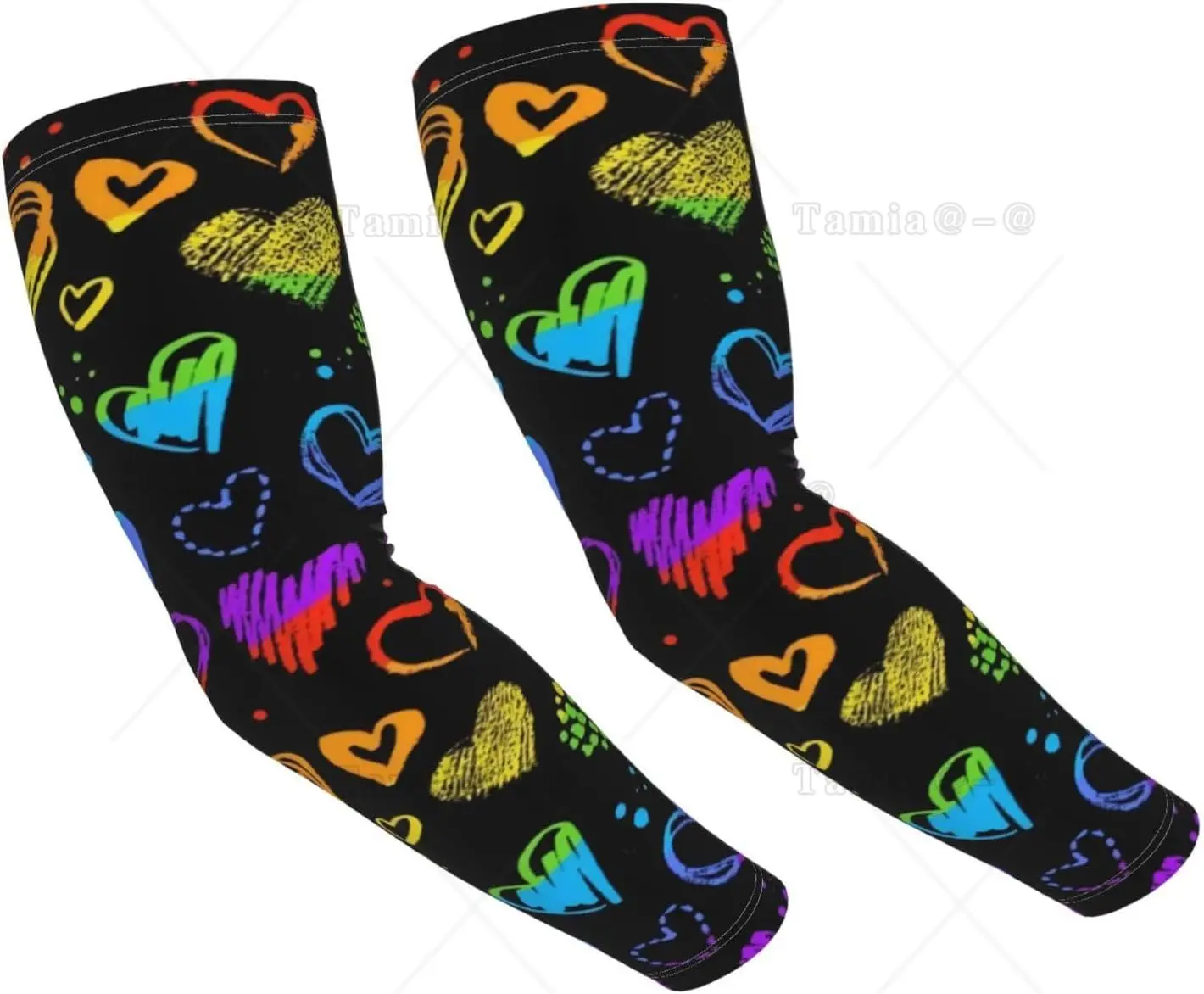 

Rainbow LGBT Pride Gay Arm Sleeve for Men Women Sun Protection Cooling Sports Sleeves Cover Sleeves