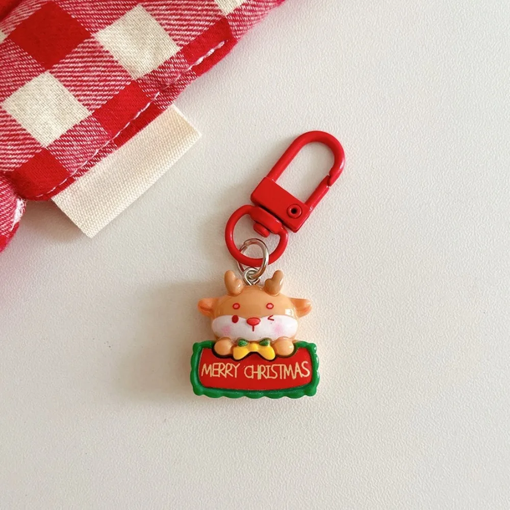 10-50 Stück Weihnachtsthema-Harz-Schlüsselanhänger, Weihnachts-, Neujahrs-, Geburtstags-, Karnevals- und Partygeschenk, Geschenktütenfüller, Souvenir – Detail 7