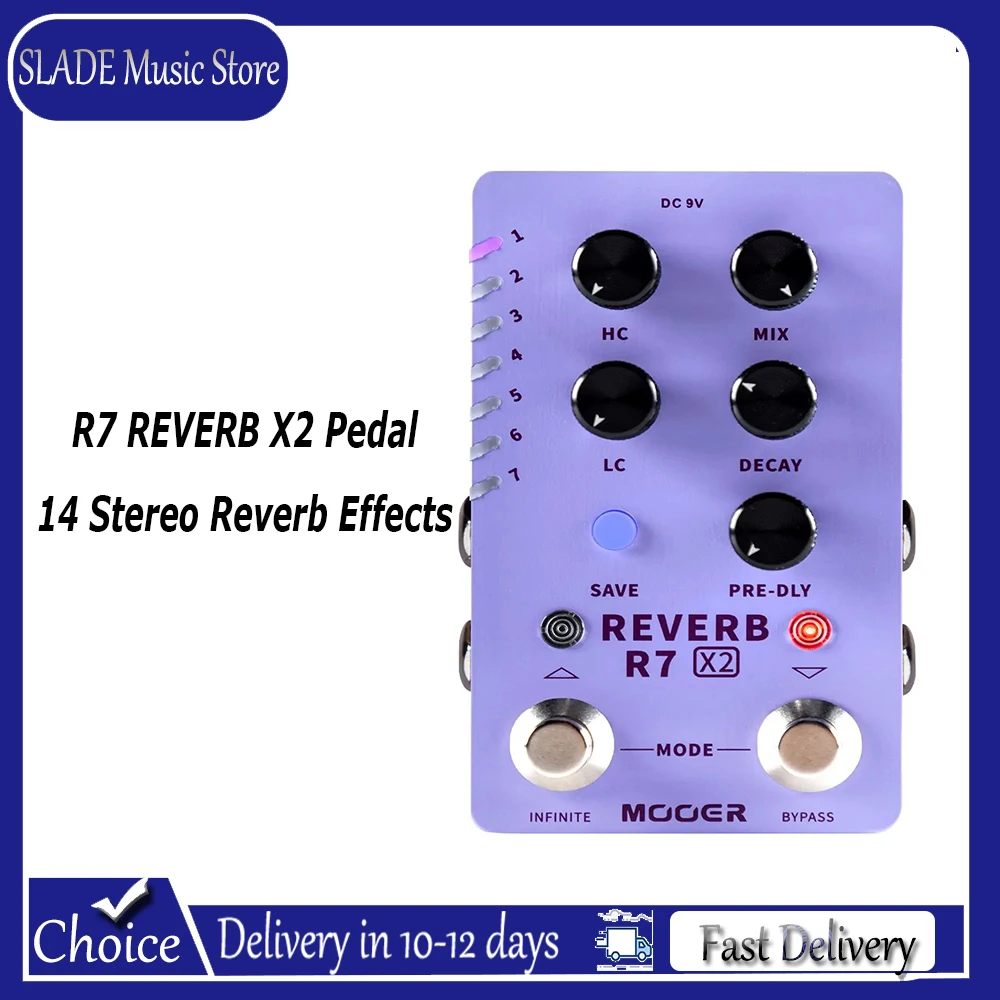 Mooer R7 Reverb X2 …