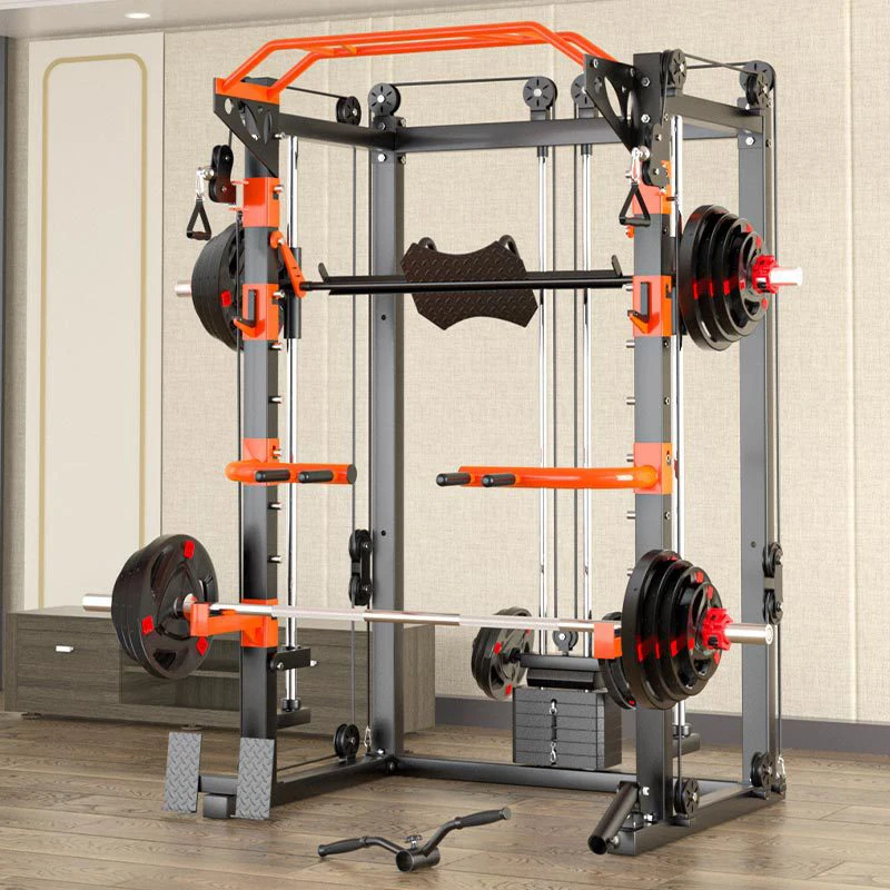 Comprehensive Trainer Fitness Equipment Household Combination Multifunctional Flying Bird Gantry Smith Machine Deep Squat Stand