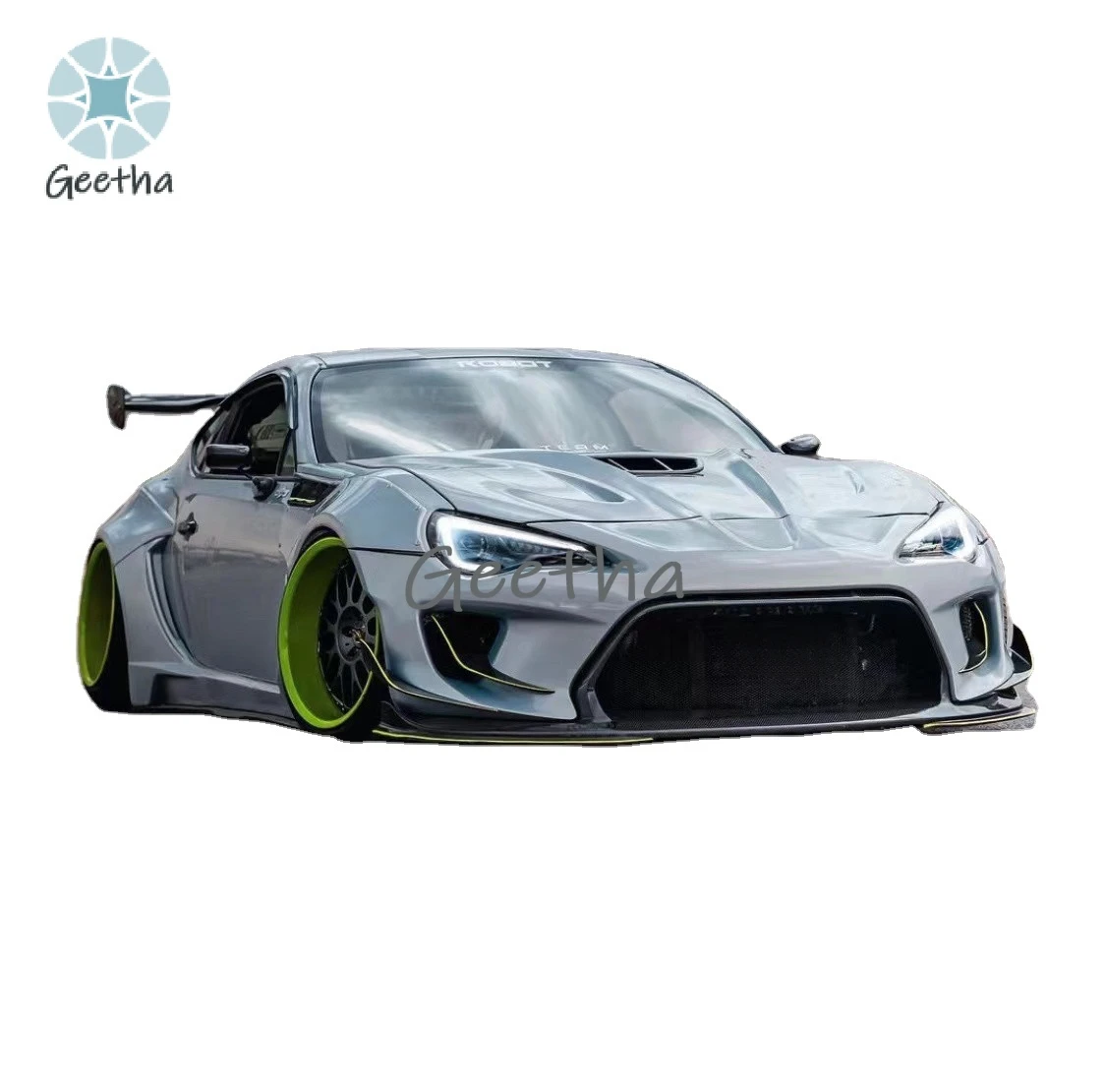 

For Toyota GT86 Wide Body Kit GT86 Upgrade ROBOT Style Front and Rear Bumper Spoiler Hood Wide-body Kit