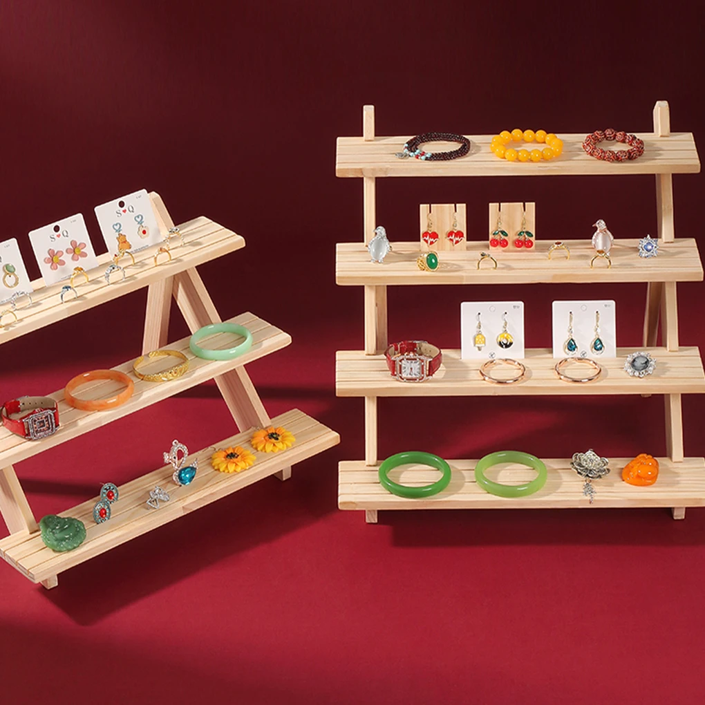 

Ударопрочная деревянная витрина, гладкая линия и без заусенцев для хранения ювелирных изделий, витрина