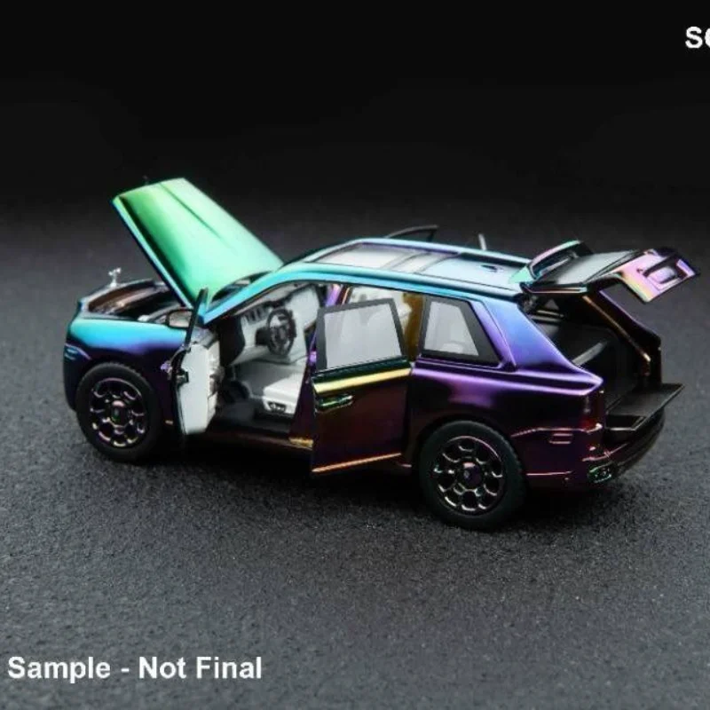 Diecast DCM 1:64 Scale Rolls-Royce Cullinan Full Drive Alloy Car Model view 2