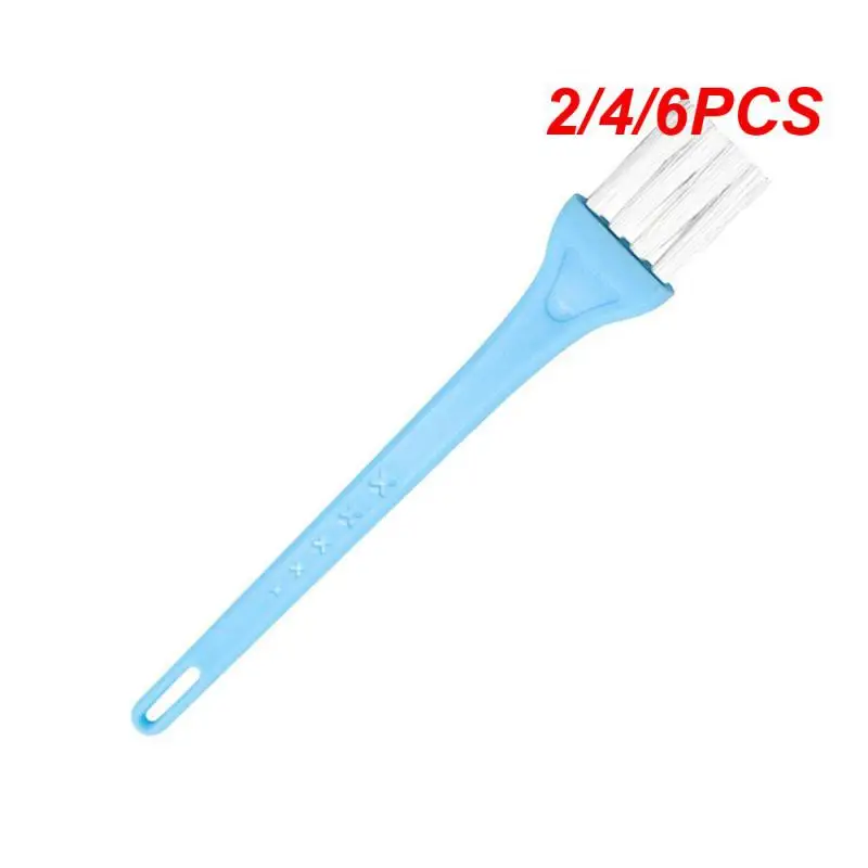 2/4/6PCS Coffee Machine Cleaning Brush Plastic Small Brush Creative Coffeeware Espresso Machine Cleaning Tools