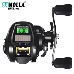 NEW Hot Electric Bait Casting Reel Ultralight Fishing Reel KX800 Drag 10KG CNC Spool Electric Count Wheel Sea reel Trolling Reel