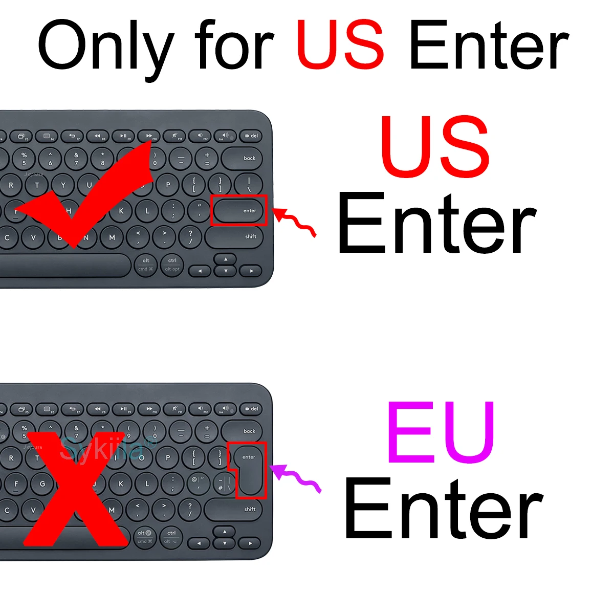 K380 Keyboard Cover for Logitech K380S Silicone Protector Skin Case Film for Logi Pebble Keys English Korean Pink Clear Black