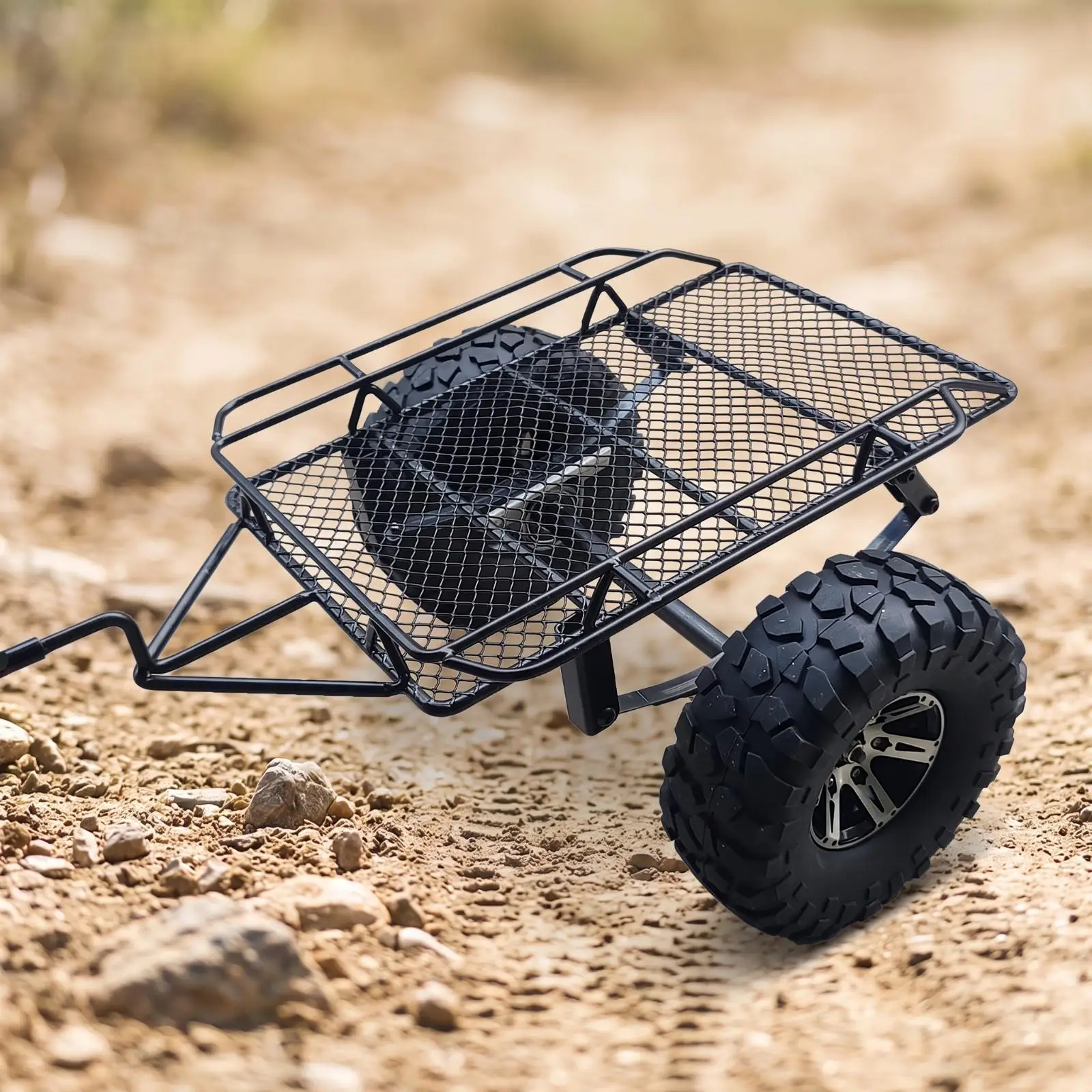Metal Crawler carrier/10 Scale RC Crawler Trailer Flatbed for Trail