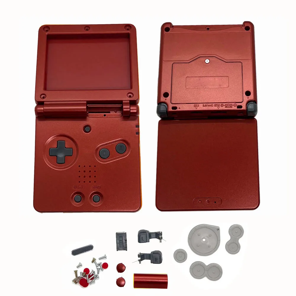 Nuova sostituzione completa del guscio dell'alloggiamento per Nintend GBA SP custodia per Console di gioco Cover con pulsanti per Gameboy Advance SP Shell