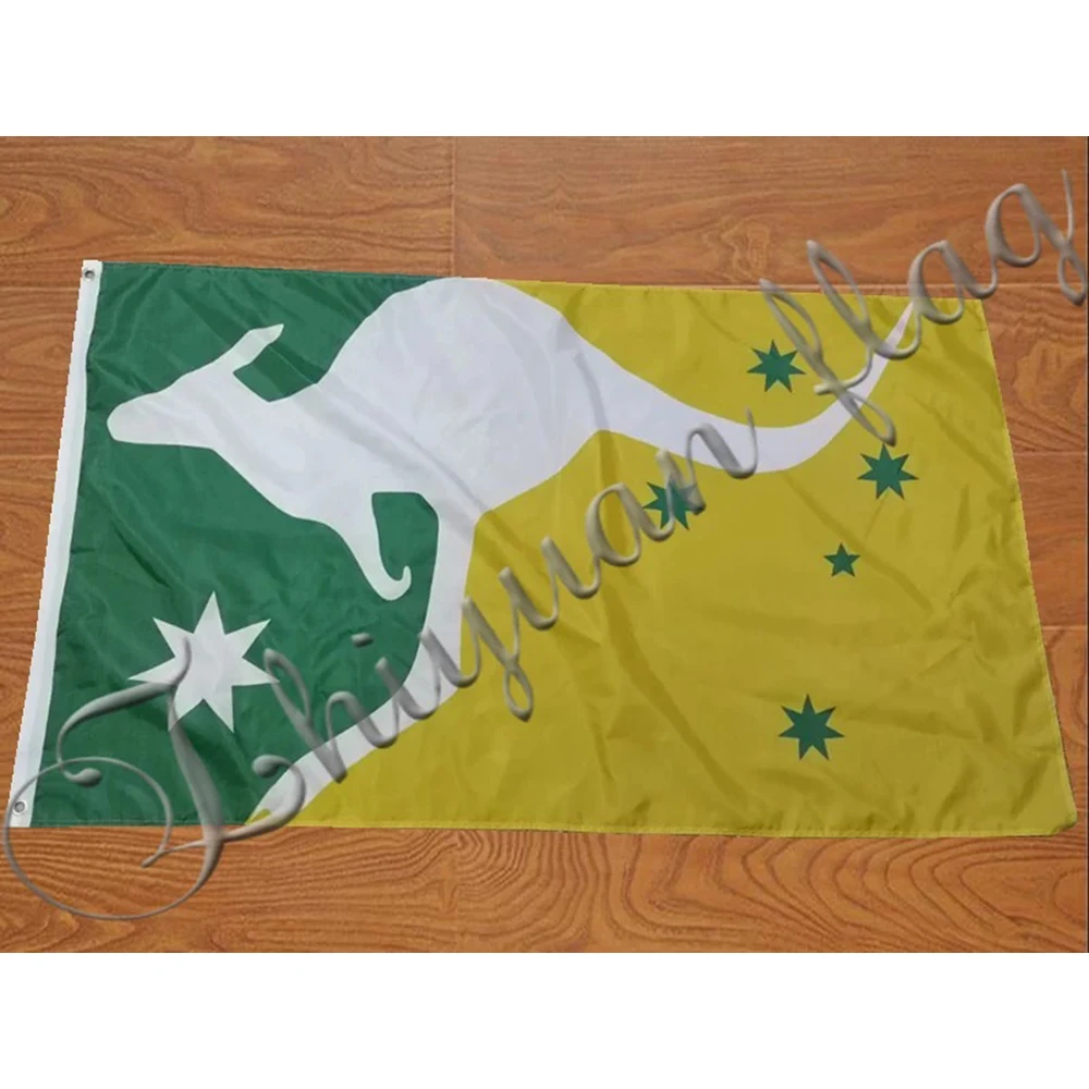 Custom 2X3FT 3X5FT Best Australian Flag Banner With Kangaroo Outdoor and Indoor PARTY  CLUB DECORATION