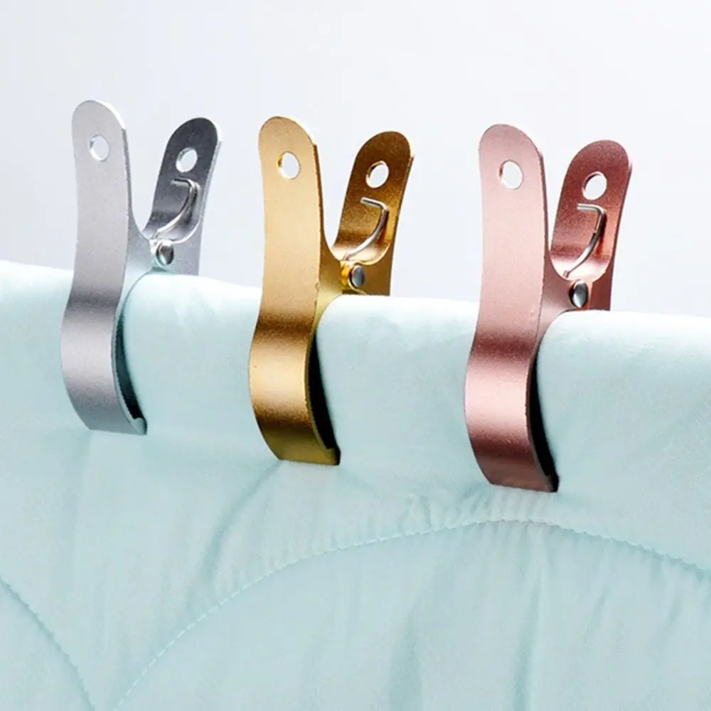 

2Pcs Fixing Windproof Clothespins Heavy Duty Thicken Quilt Clips Multipurpose Non-slip Towel Clothes Pin for Clothing