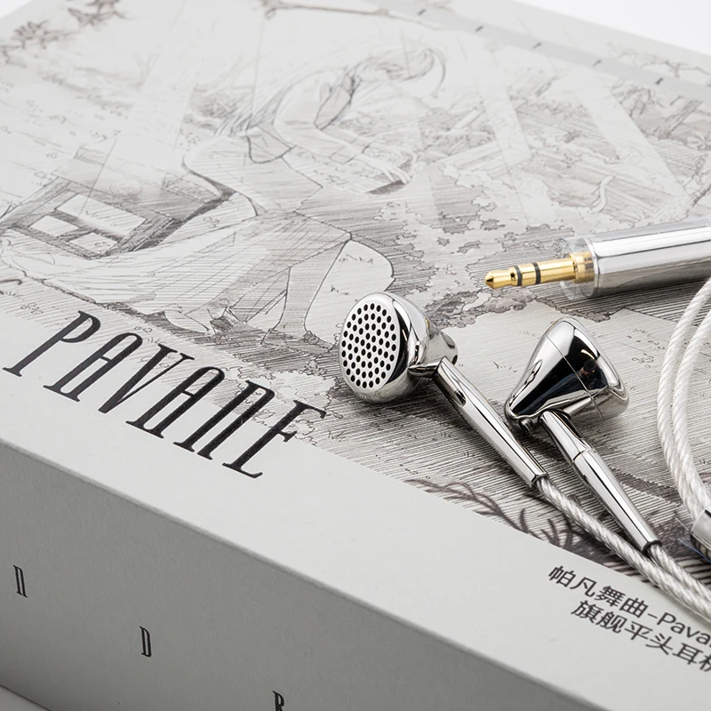 MOONDROP PAVANE Flagowe słuchawki douszne 13,5 mm Magnetyczny zewnętrzny dynamiczny sterownik o długim skoku 3,5 mm 4,4 mm Zbalansowany kabel z wtyczką 2 rodzajów