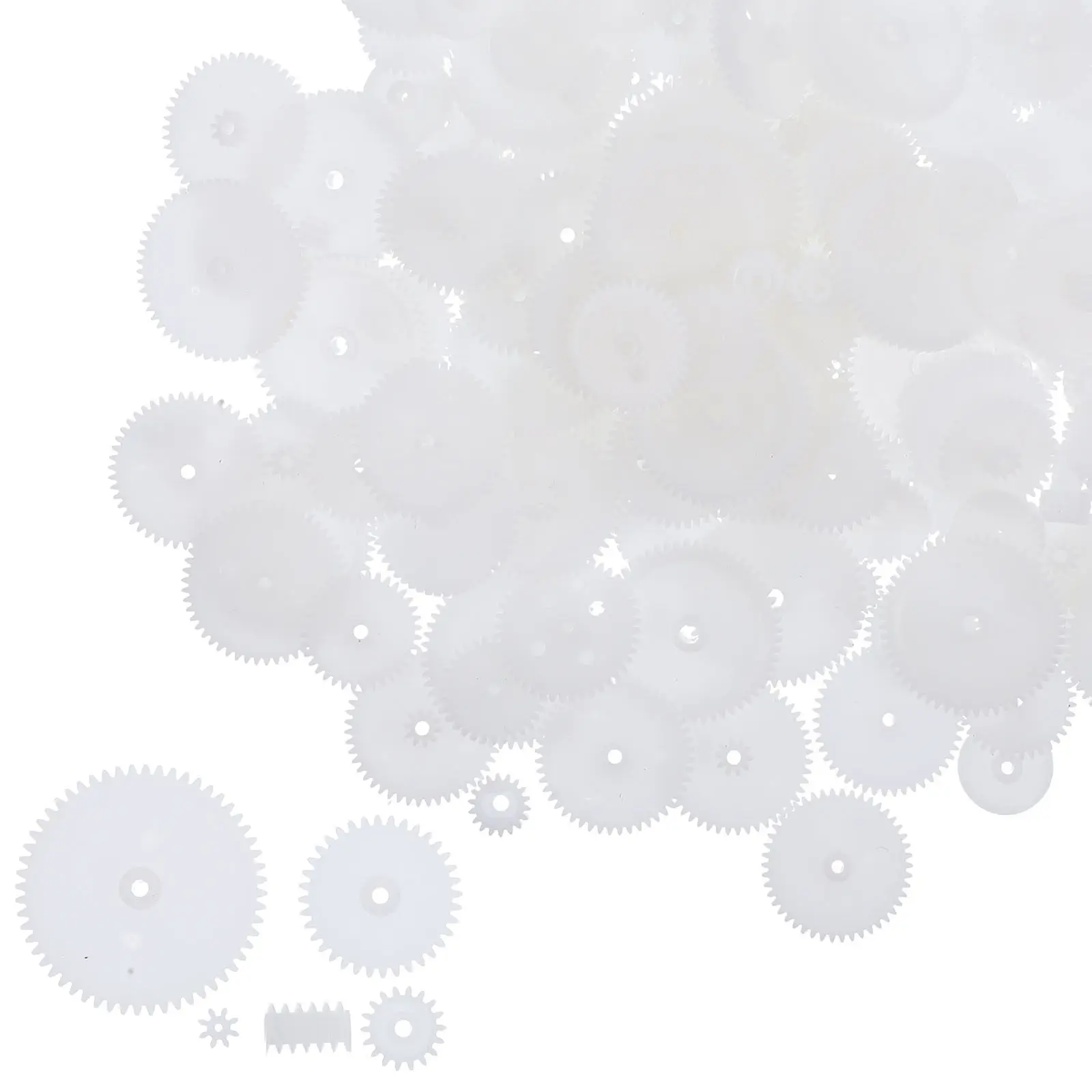 Zestaw plastikowych zębatek, wielofunkcyjne zębatki do samodzielnego montażu dla dzieci, do projektów naukowych, rękodzieła, części zamienne do robotów.