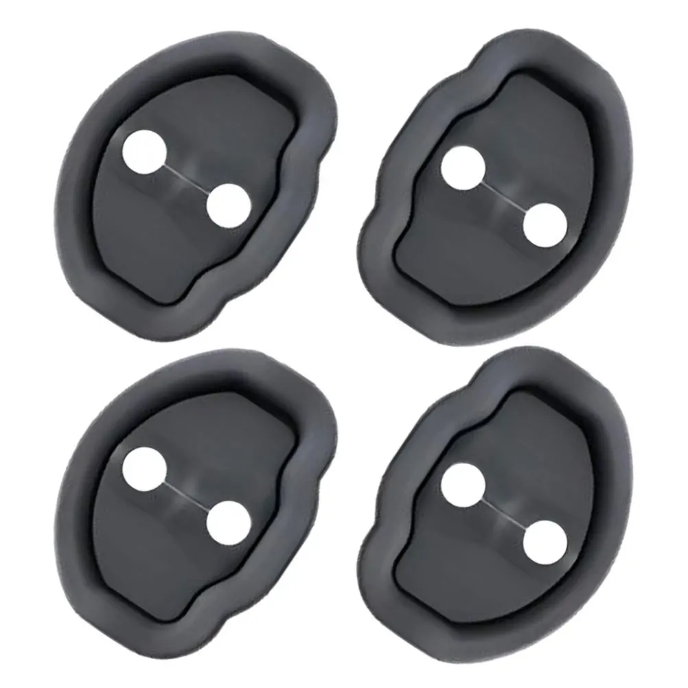 

4Pcs Vehicle Doors Locks Guard Stopper Soft Silicone Car Door Latch Protector Prevents Wear and Scratches Seamless Operation