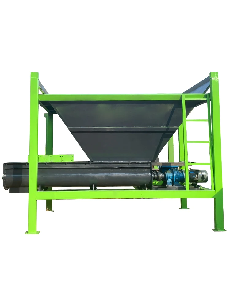 Organic Fertilizer Processing Equipment Pig and Chicken Manure Granulation Turning and Throwing Manure Straw Forklift Bin Mixing