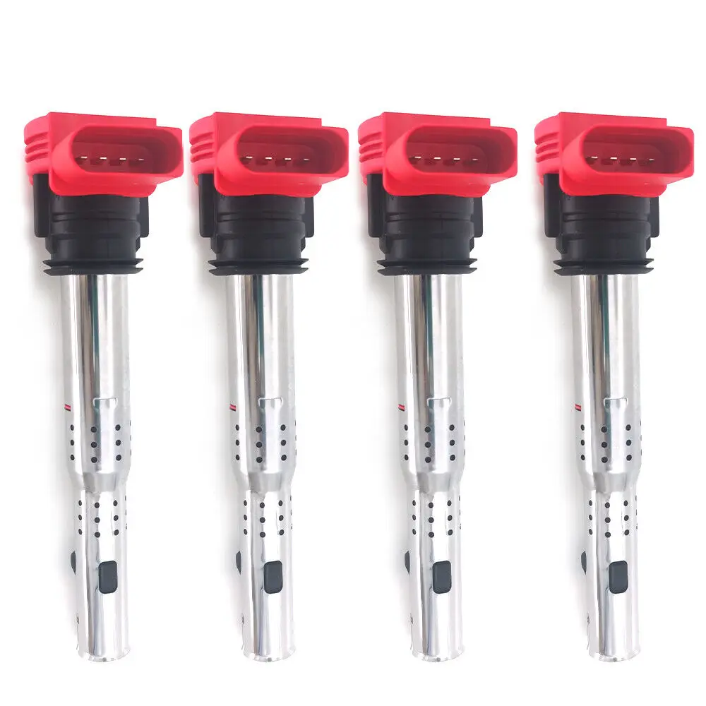 

4Pcs/lots Car Ignition Coil For Audi TT A4 A5 VW Tiguan Golf Jetta GTI 2.0L 2.0T UF529 06E905115G 07K905715F