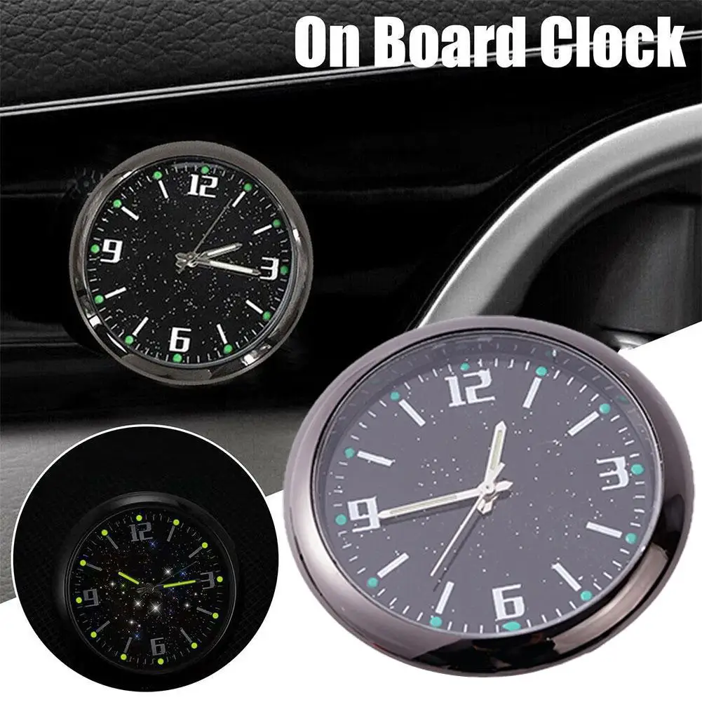 Luminous Auto Gauge Clock Car Air Vent Waterproof Quartz Clock With Clip Air Outlet Watch Clock For Styling Car Accessories K8K6