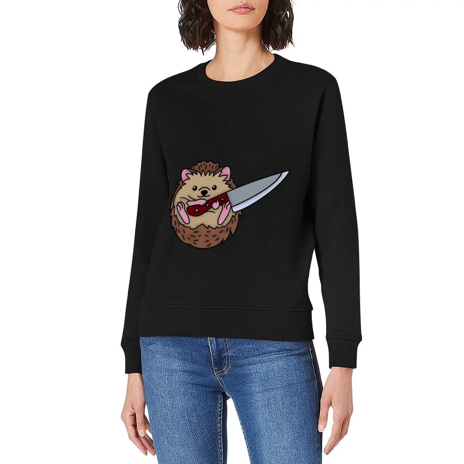 تهديد القنفذ مع سكين البلوز أنيمي الملابس الخريف الخريف سترة الرجال ملابس الخريف الكورية بلوزات جديدة