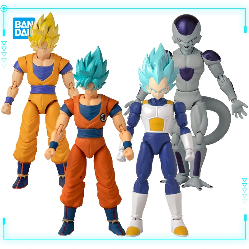 

Bandai оригинальная аниме Dragon Ball Son Goku Vegeta IV Super Saiyan God Frieza 17 см модель фигурки игрушка подарок на день рождения