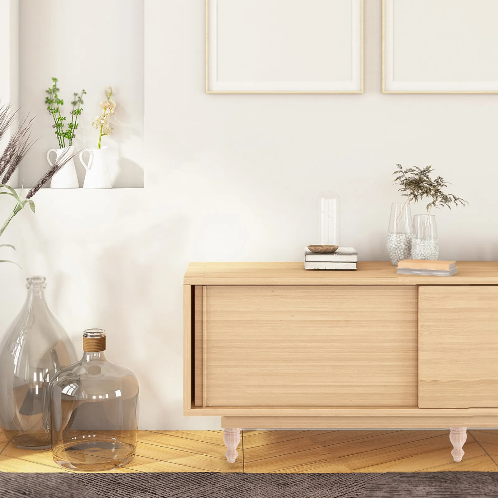 

Круглые ножки для французского стола из массива дерева, декоративные мебельные опоры, ножки для дивана и кофейного столика, замена, рустик, декор для дома