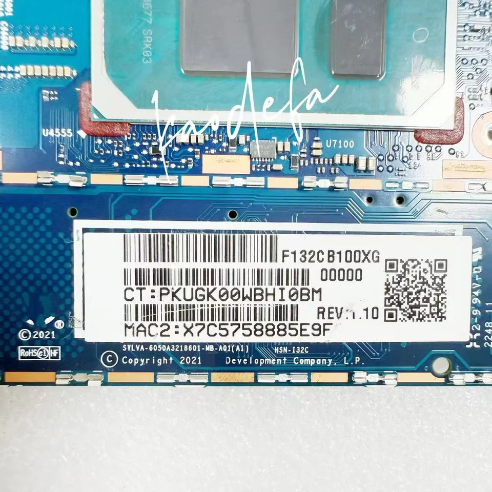 6050A3218601-MB-A01 For HP Elite Dragonfly G2 Laptop Motherboard