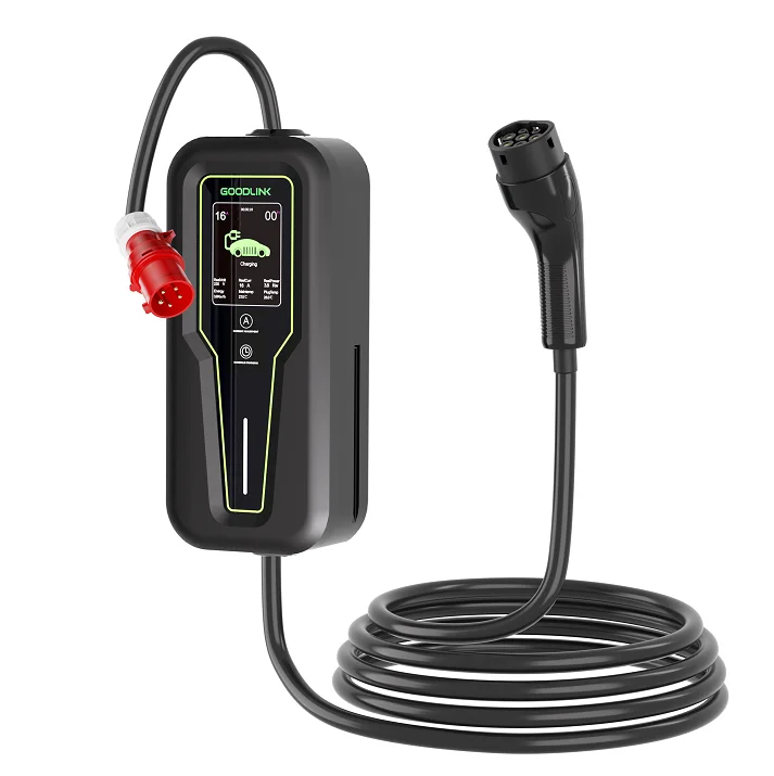 

Portable 11kW Type 2 EV Charger, Adjustable Current 16A, AC Car Charger, Brand New Portable Electric Vehicle Charger