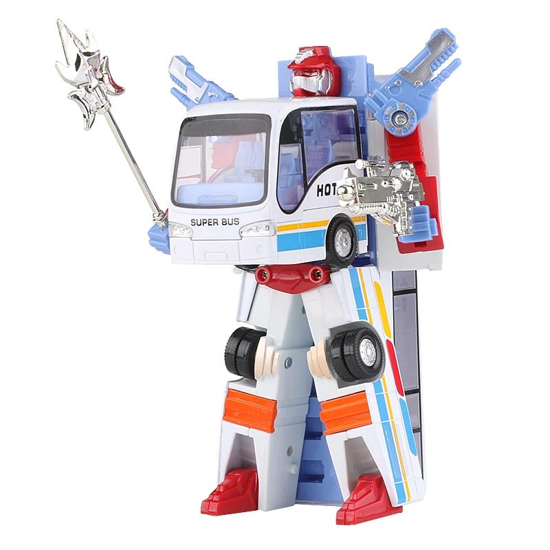 

Large deformation bus, bus robot, inertia car, alloy children's toy, boy model