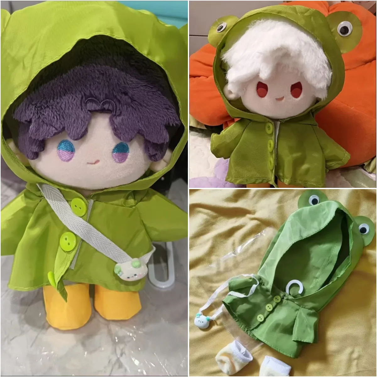 1Set Dress Up 20cm Cotton Doll Clothes Love and Deepspace Xavier Zayne Rafayel ralayo Sylus Kawaii Dolls Clothes Suit