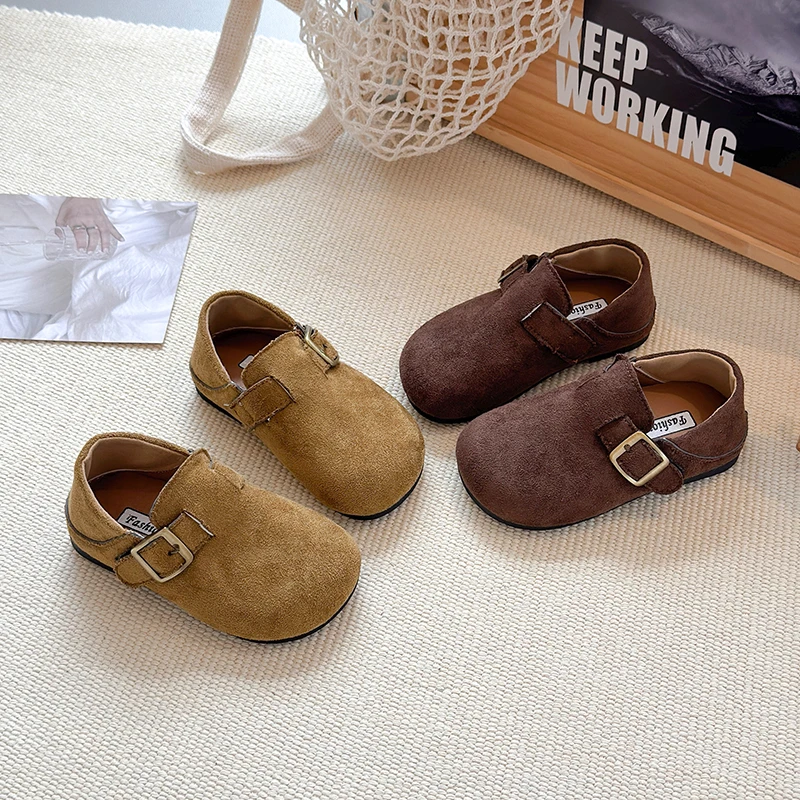 Spring Autumn Children Shoes Retro Style Baby Girls Boys Casual Shoes Comfortable Infant Non Slip Soft Sole Toddler Kids Shoes
