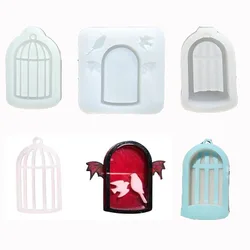 Bird Cage Silicone DIY Epoxy Resin Mold Shaker Mold Jewelry Tools Jewelry Accessories Silicone Mold