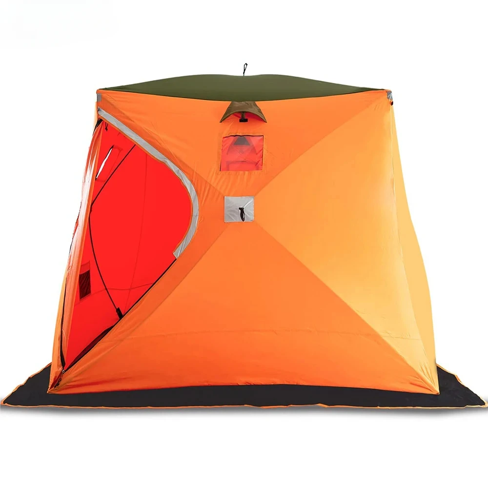 

Hot Selling Customizable Outdoor Ice Cube Winter Portable Fishing Tent Sauna Tent