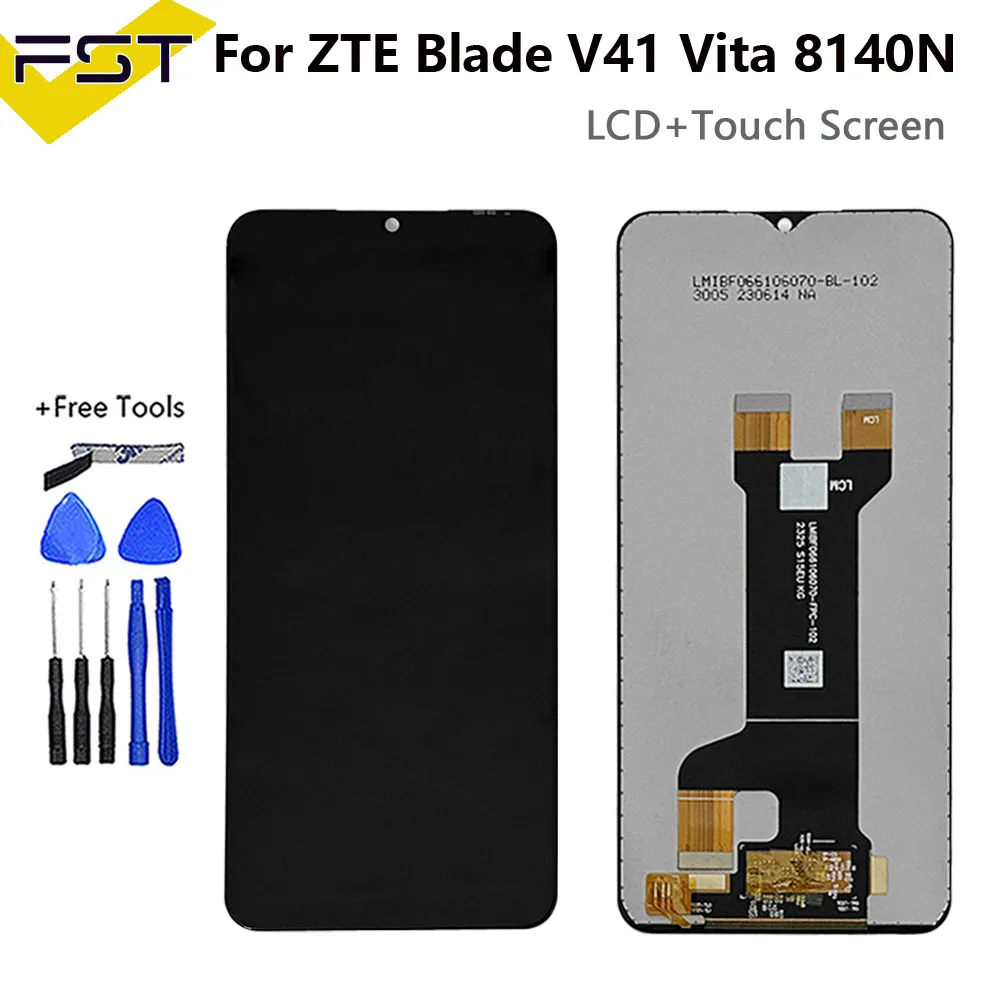 

6.6 Inch Black For ZTE Blade V41 Vita 8140N LCD DIsplay Touch Screen Digitizer Panel Assembly Replacement